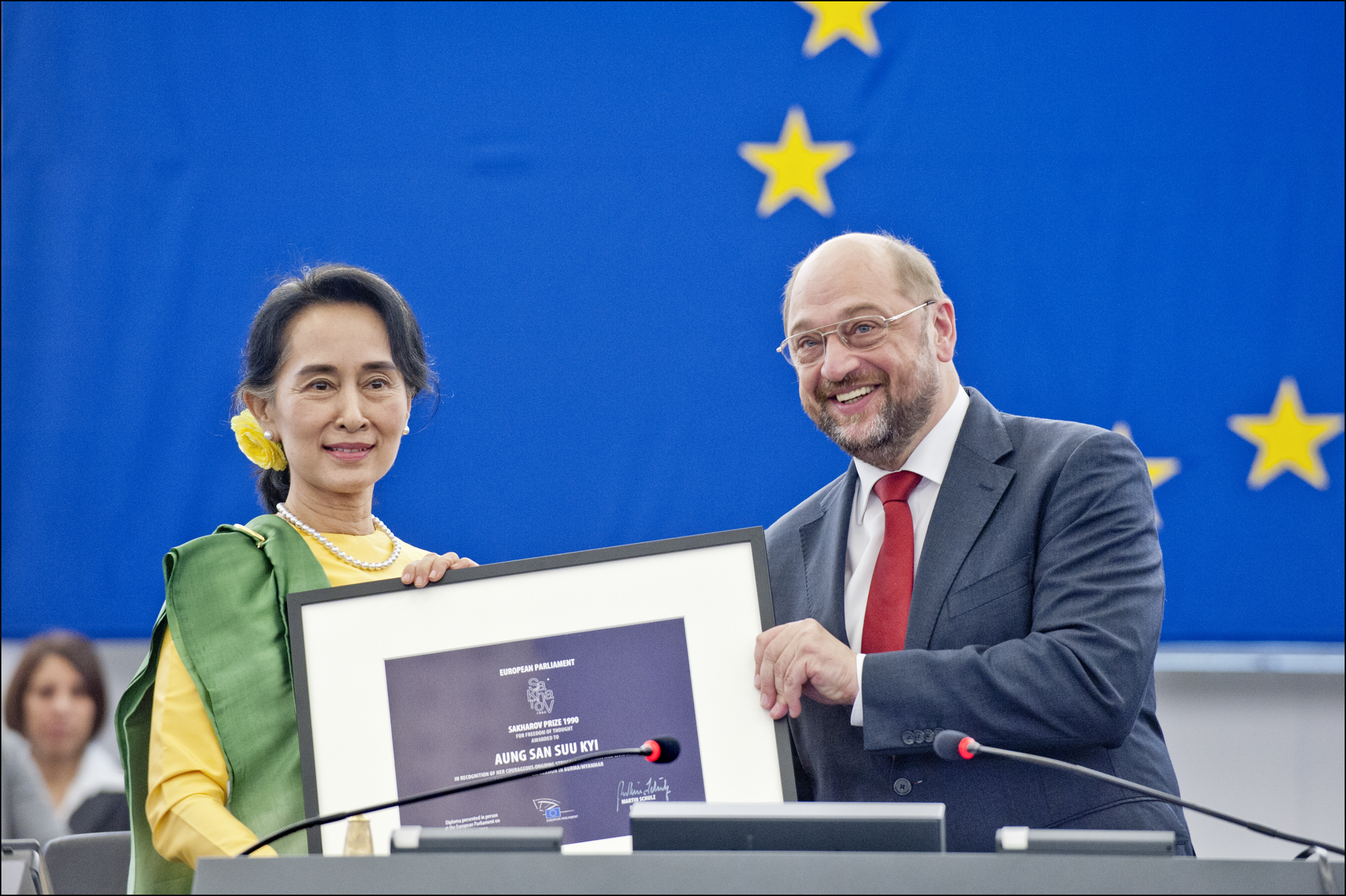 Aung San Suu Kyi – finally receiving the Sakharov Prize